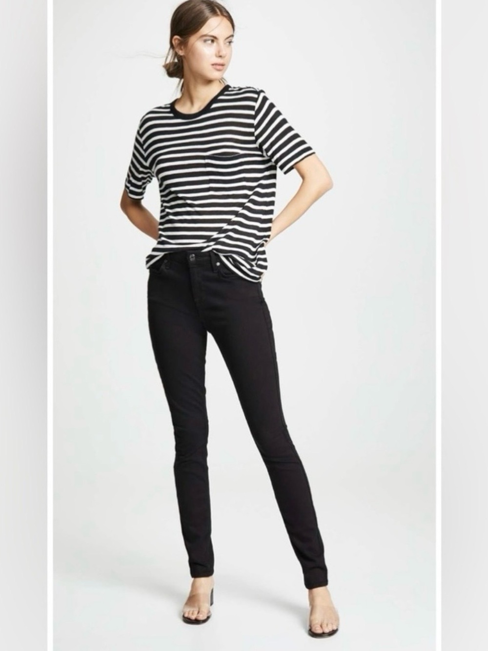 7 For All Mankind Skinny Jeans // Black // 27